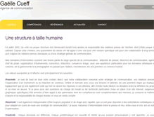 Tablet Screenshot of gaelle-cueff.com